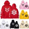 Trafalgar D Water Law Hoodie With Polyester Fabric For Adult Anime Fans