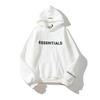 Unisex Mikina s kapucí a 3D potiskem fóliových písmen Oversized bavlněný svetr Zimní ležérní oblečení