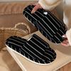 Four Seasons Linen Floor Mop Slippers - Women's Spring/Autumn & Men's Summer, Non-slip Cotton Linen for Indoor Use