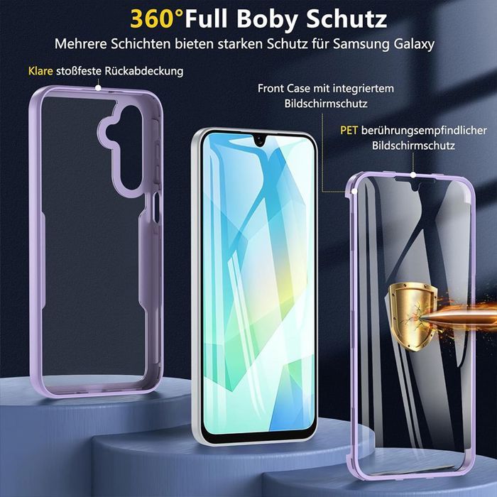 Coque de protection - BOOLING - Samsung Galaxy A26 5G - Rigide - Violet - Antichoc