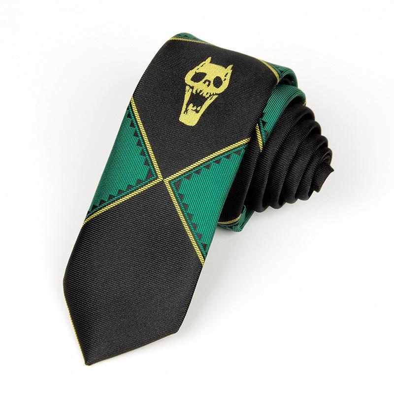 JoJo's Bizarre Adventure Yoshikage Kira Black Skull Easy Zip Tie (Japanese Edition)