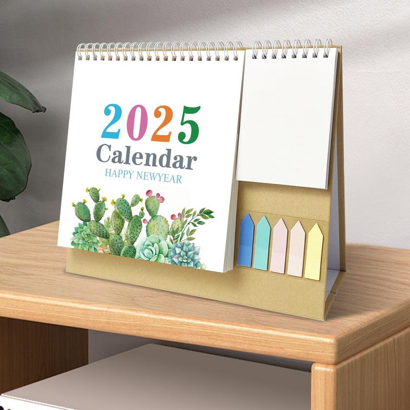 2025 new planning calendar with 12 months desktop office calendar multi-function record calendar planning calendar