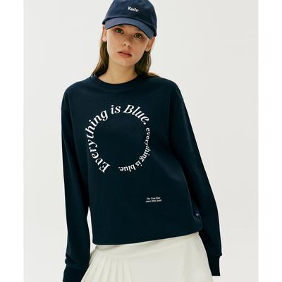 Every Blue Lettering Sweatshirt  KD2POF1103FNAY 