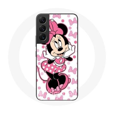 Coque Pour Samsung Galaxy S21 FE Minnie Mouse Dessin Animé Mignon Rose