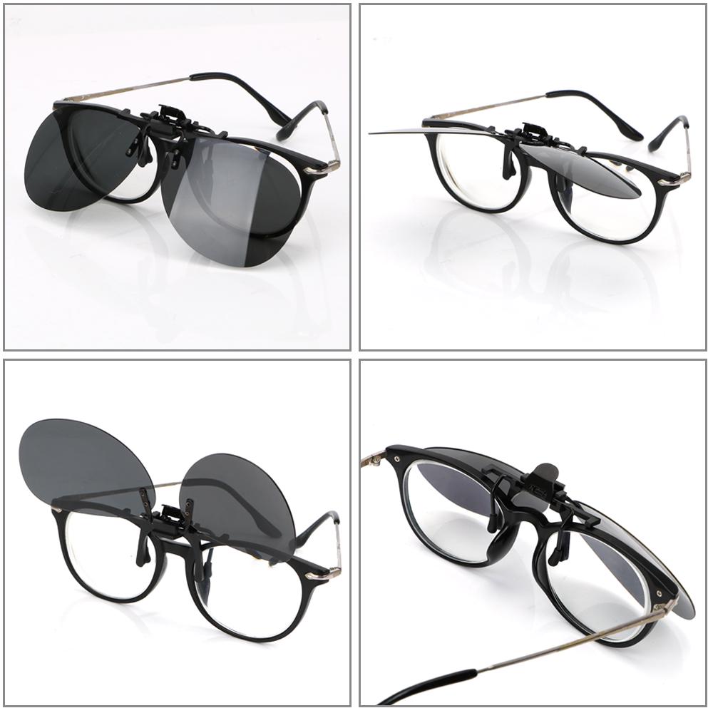 Car Driver Goggles Anti-UVA UVB  Polarized Sun Glasses Driving Night Vision Lens Clip On Sunglasses Interior Accessories