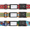 VANGARD Suitcase Belt secures includes name made in native TSA with - One-touch, convenient, luggage, tag, durable, Japan, stylish, pattern, red,
