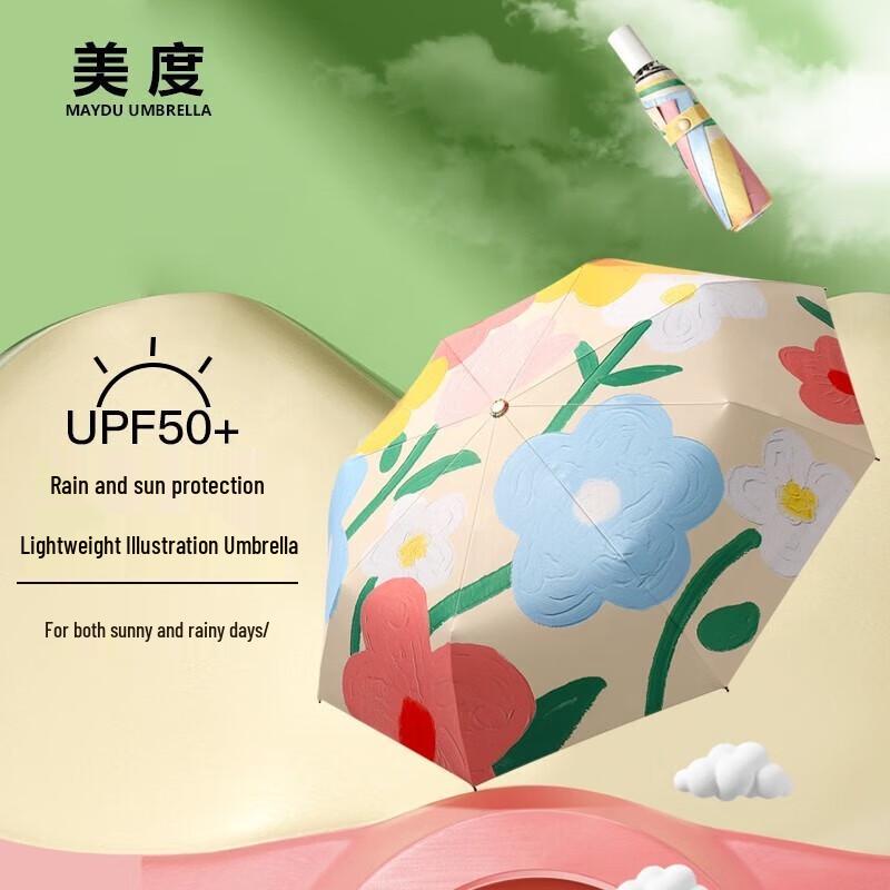 

MAYDU Reinforced Folding Sun & Rain Umbrella