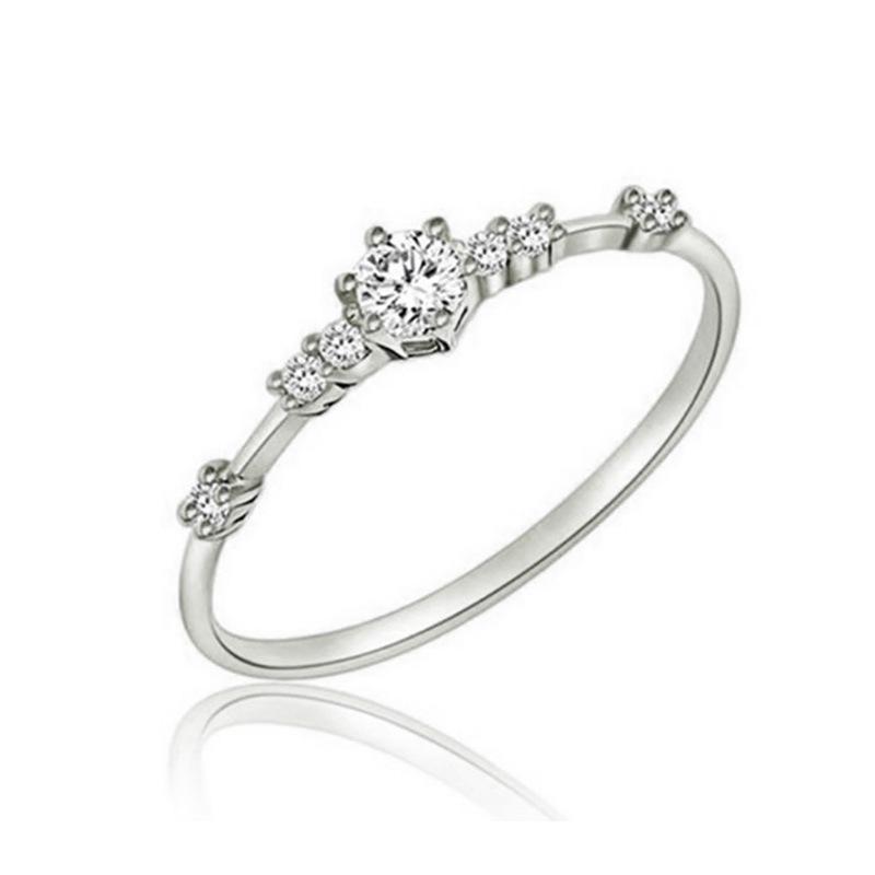Women’s Simple Fresh Diamond Ring – Creative Design, Hot Accessories