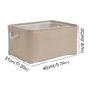 Portable Laundry Basket Rectangular Toys Storage Box Storage Bins Folding Storage Baskets  Closet