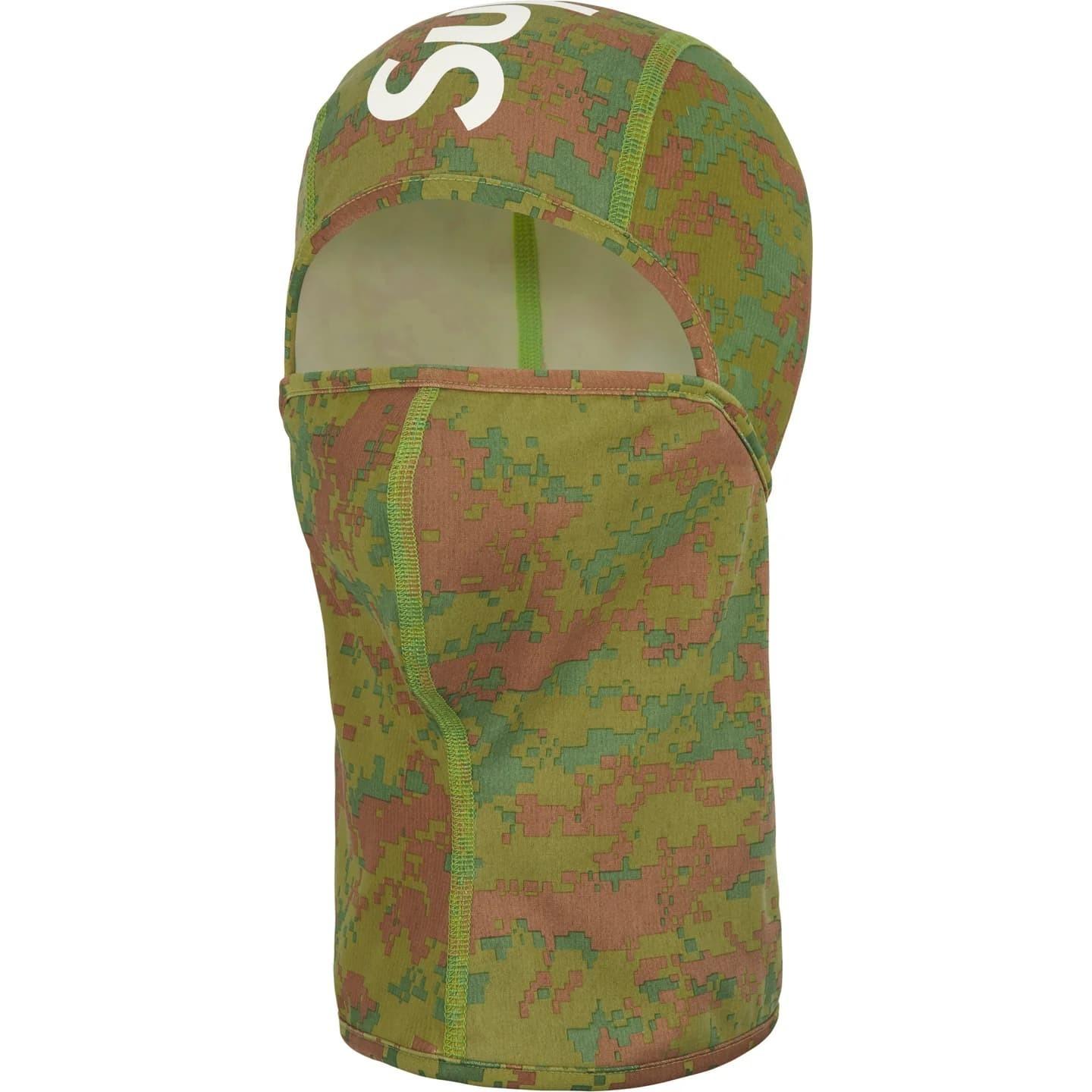 Supreme Heat Reactive Digi Camo Balaclava Olive One-Size