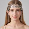 Waterdrop Tassel Hair Chains Ethnic Style Hairband Jewelry Trendy Forehead Chain  Women