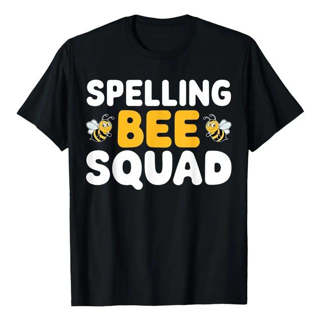 Camiseta Estampada Spelling Bee Squad Funny Bees M