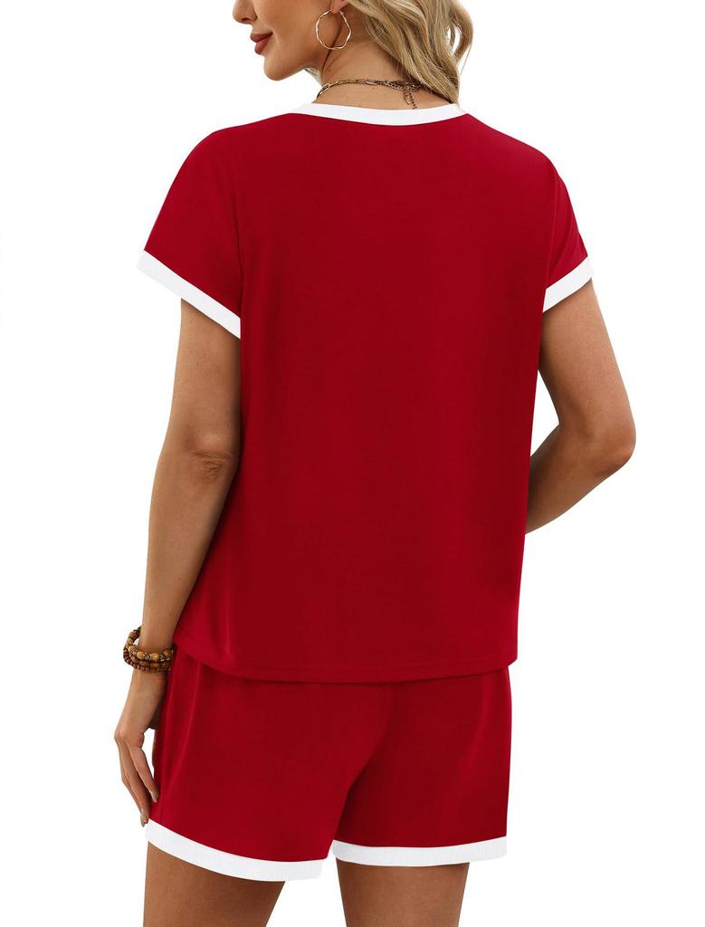 European & American Casual Women's Short Sleeve Shorts Set (2026 Edition)