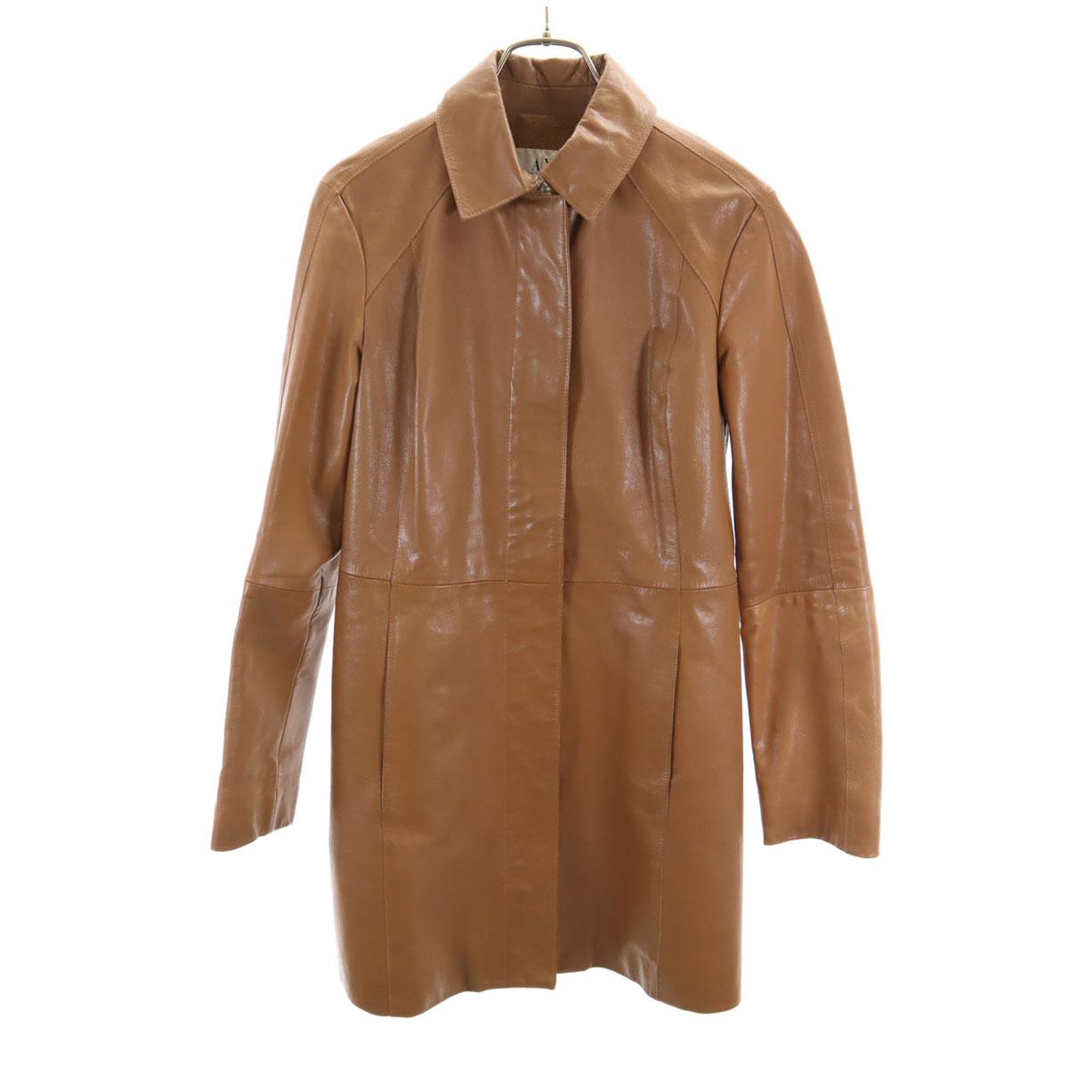 

Armani Exchange 90-ті роки Старе шкіряне пальто S Верблюжий Жіночий Вживаний