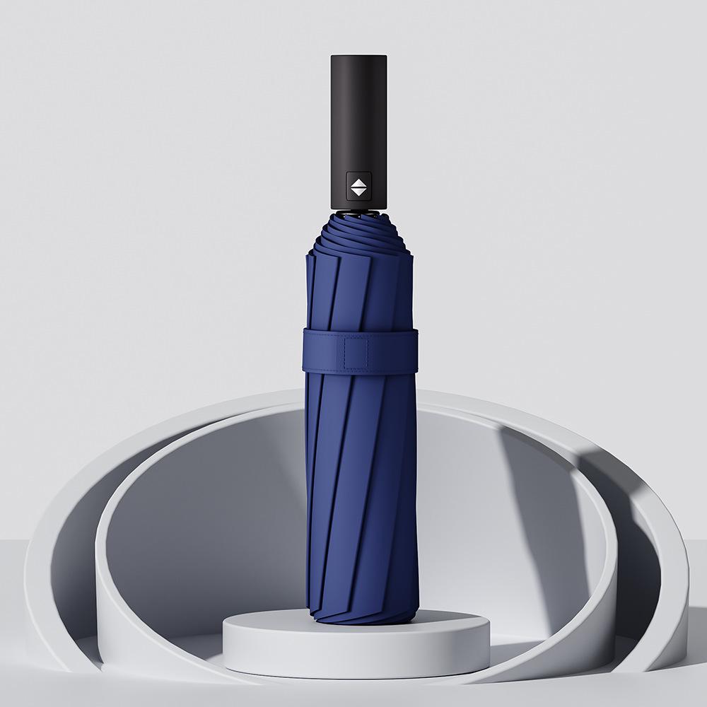 High-End Automatic Folding Sun & Rain Umbrella for Men - Large Size Sunscreen Sunshade