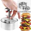 Hamburgaremaskin Hamburgarepress Rund Form Non-Stick Kock Kotletter Hamburgarnötkött Nötkött Grill Burgerpress Patty Maker Form