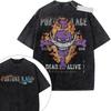 Unisex Black Washed Vintage T  Shirt Demon Slayer Tokito Muichiro High  Quality Fabric for Fitness Casual Shopping