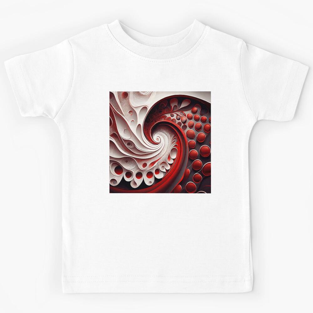 Abstract Spiral Fibonacci Art 222 Kids T-Shirt 160
