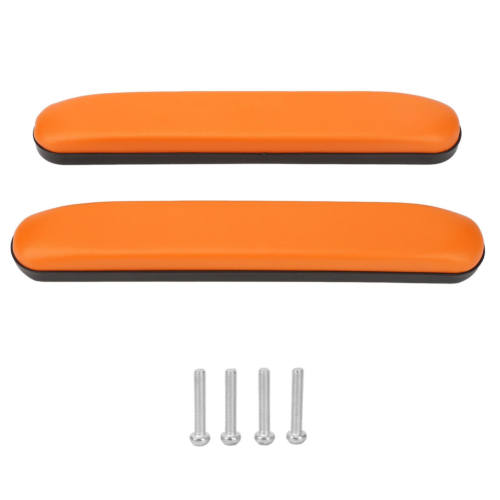 

Подушечки для подлокотников инвалидной коляски Длинные из ПУ кожи Водонепроницаемые Оранжевые Универсальные Подлокотники для инвалидной коляски