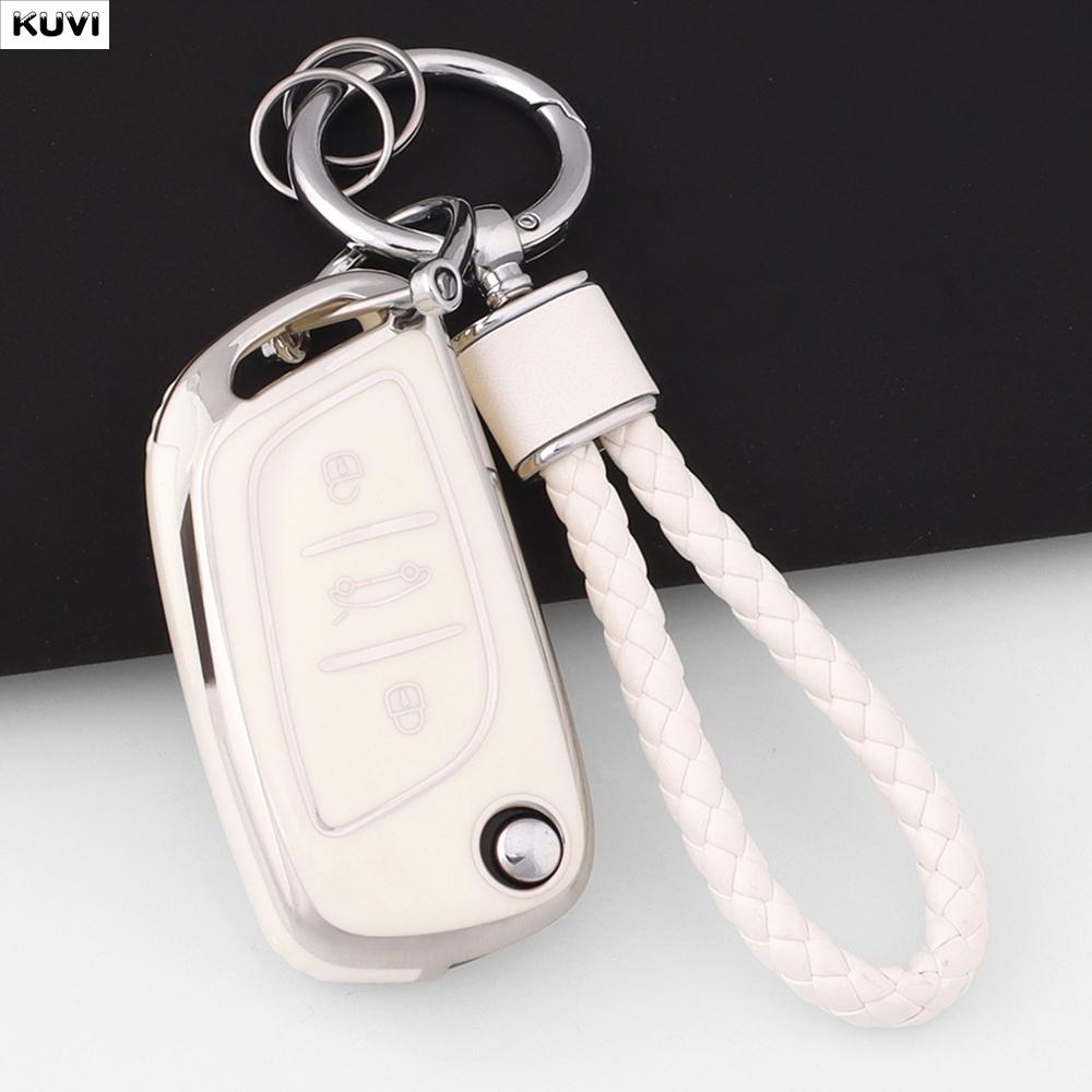 Tpu Car Folding Key Case Cover Shell Fob For Citroen C1 C2 C3 C4 C5 Xsara Pica For Peugeot 306 407 807 For Ds Ds3 Ds4 Ds5 Ds6