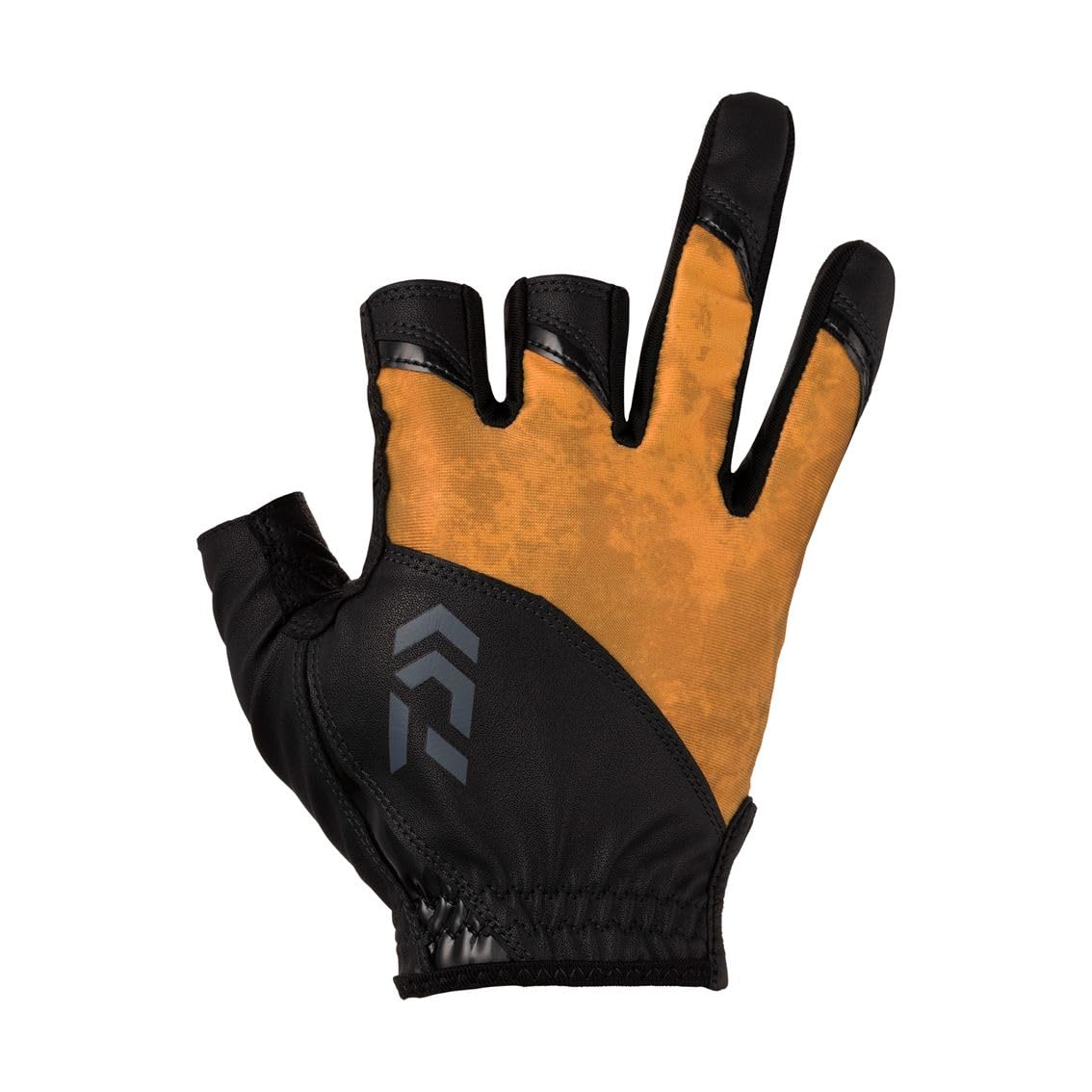 

Daiwa Ice Dry R Padded Bottom L Gloves, 3-Piece Cut, DG-2023, Orange,