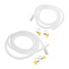 2M/3M PVC Universal Drain Hose for Dehumidifier/washing Machine Cuttable Leakproof Corrugated Drain Hose Replacement with Clamp