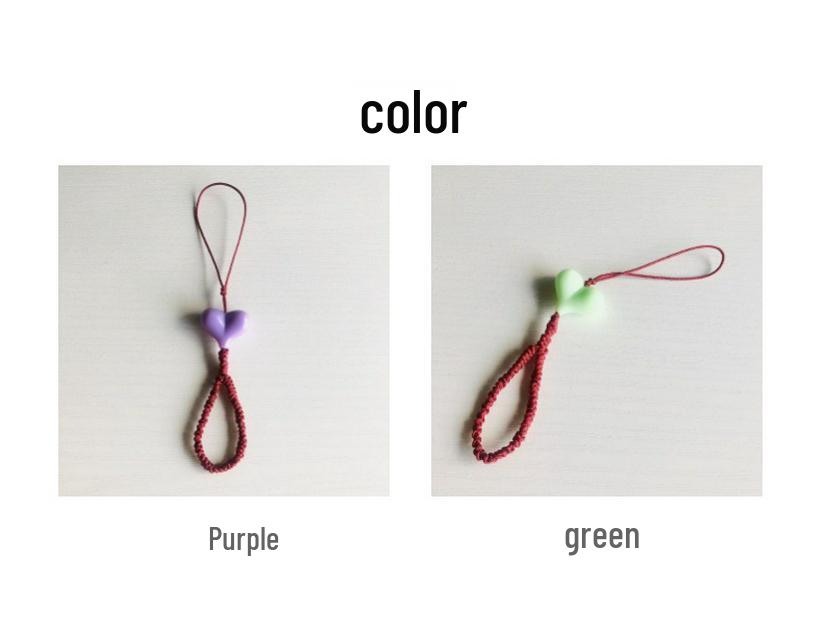 Handmade Heart Beads Tassel Bookmark & Fan Ornament - DIY Ancient-Style Gift Accessory