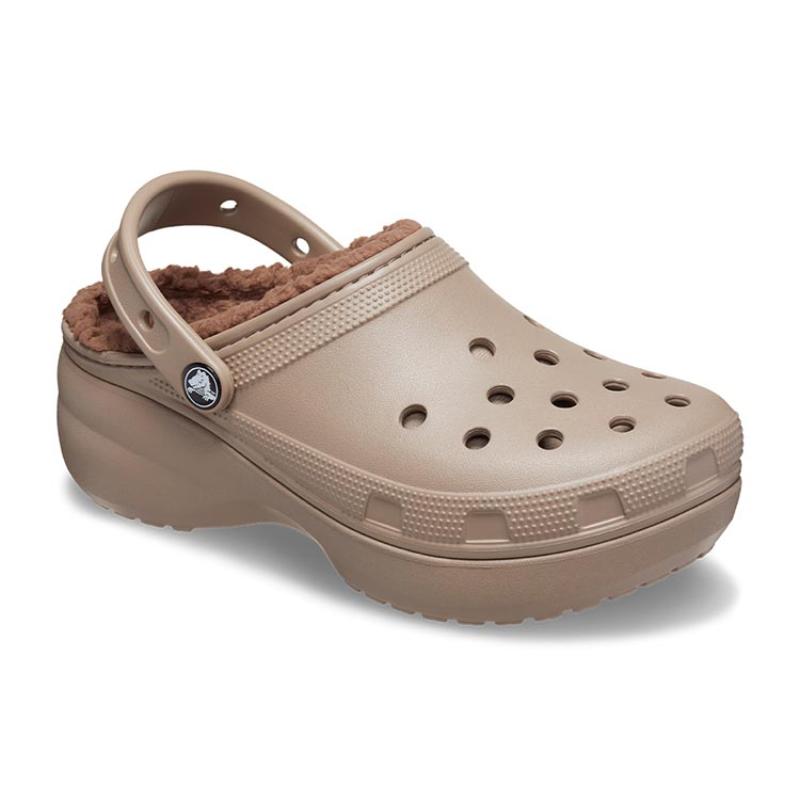 Crocs Crocs EVA Classic Cloud Warm Cotton Hole Shoes Women's Mushroom Colour