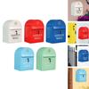 Lockable Mail Box Newspapers Large Capacity Iron Art Durable Rain Proof Hanging Box Mailbox Creative Letter Box for Home Decors