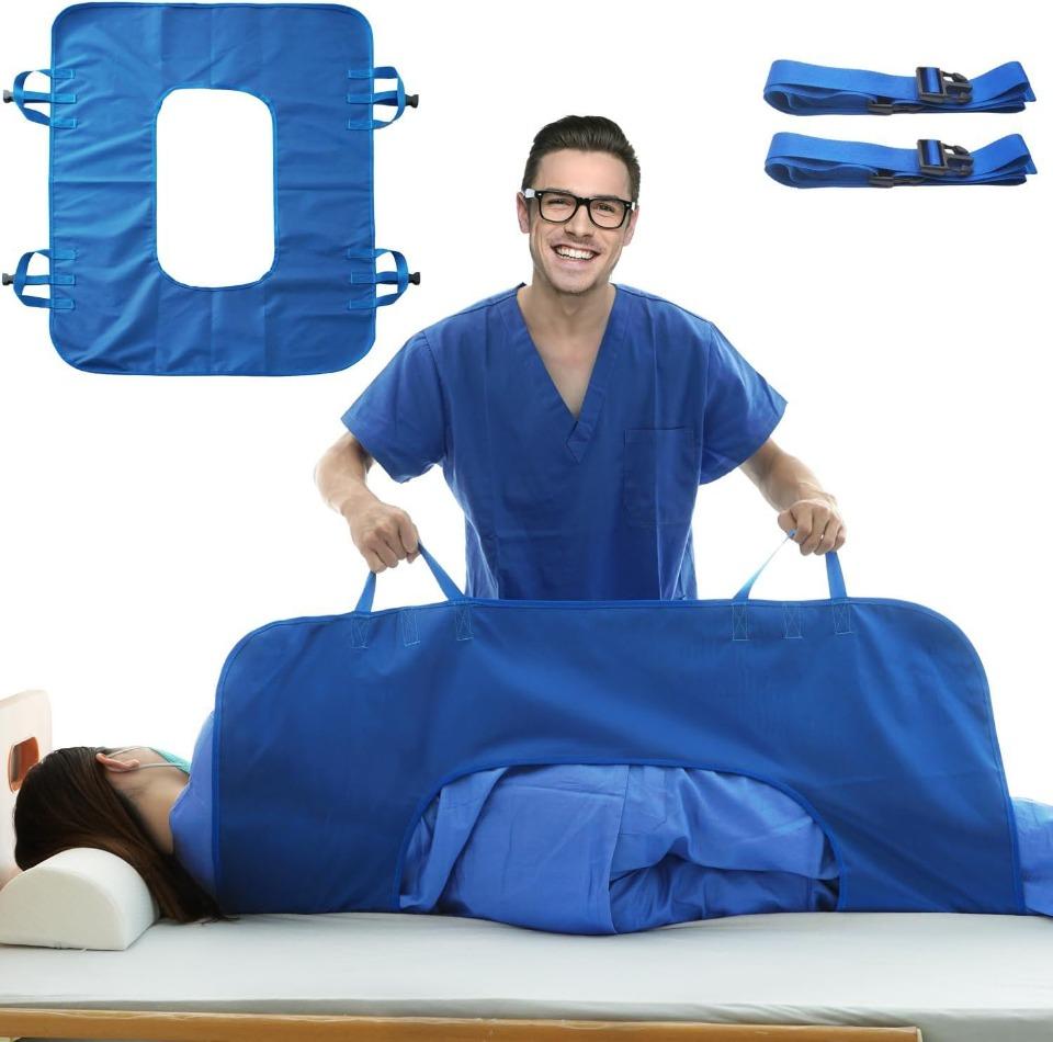 Elderly Turn Over Fixing Belt Assist Belt Turn Over Assisting Device Rehabilitation Nursing Displacement Belt