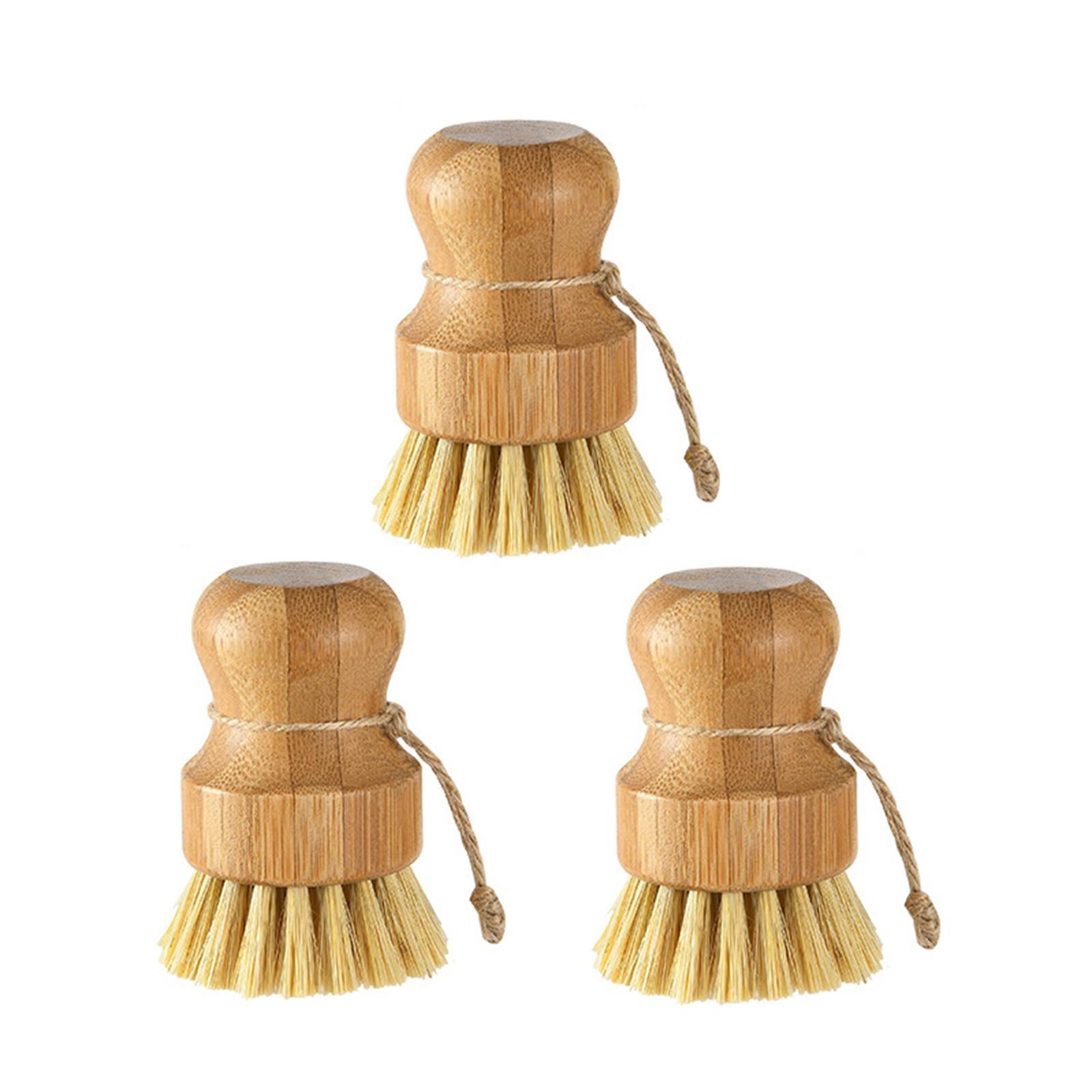 

3 PCS Dish Brush Kitchen Scrub Brush For Cleaning Dishes, Pots, Pans, Sink And Vegetables