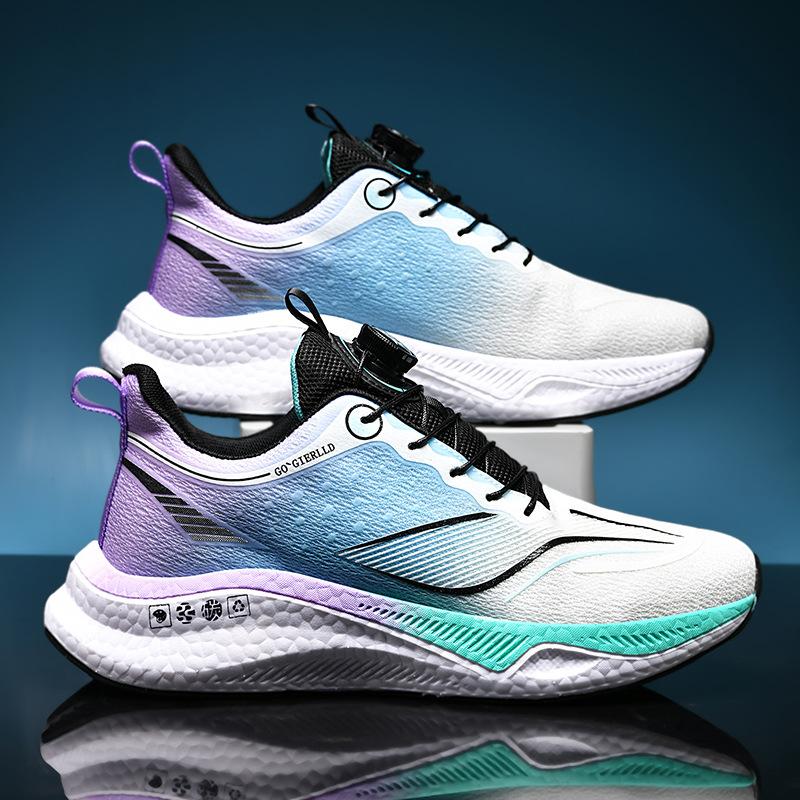 Кроссовки мужские весенние новые трендовые кроссовки для пары повседневные кроссовки с мягкой подошвой и амортизирующей вращающейся пряжкой 36 6498₽