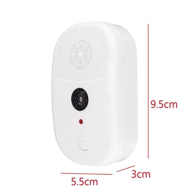 1-3W Bed Bug Dust Mite Eliminator Repeller White Mini Electronic Ultrasonic Mite Killer Controller Cleaner