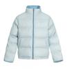 Unisex Oversized Puffer Jacket With Contrast Zipper Warm Winter Coat Men Women