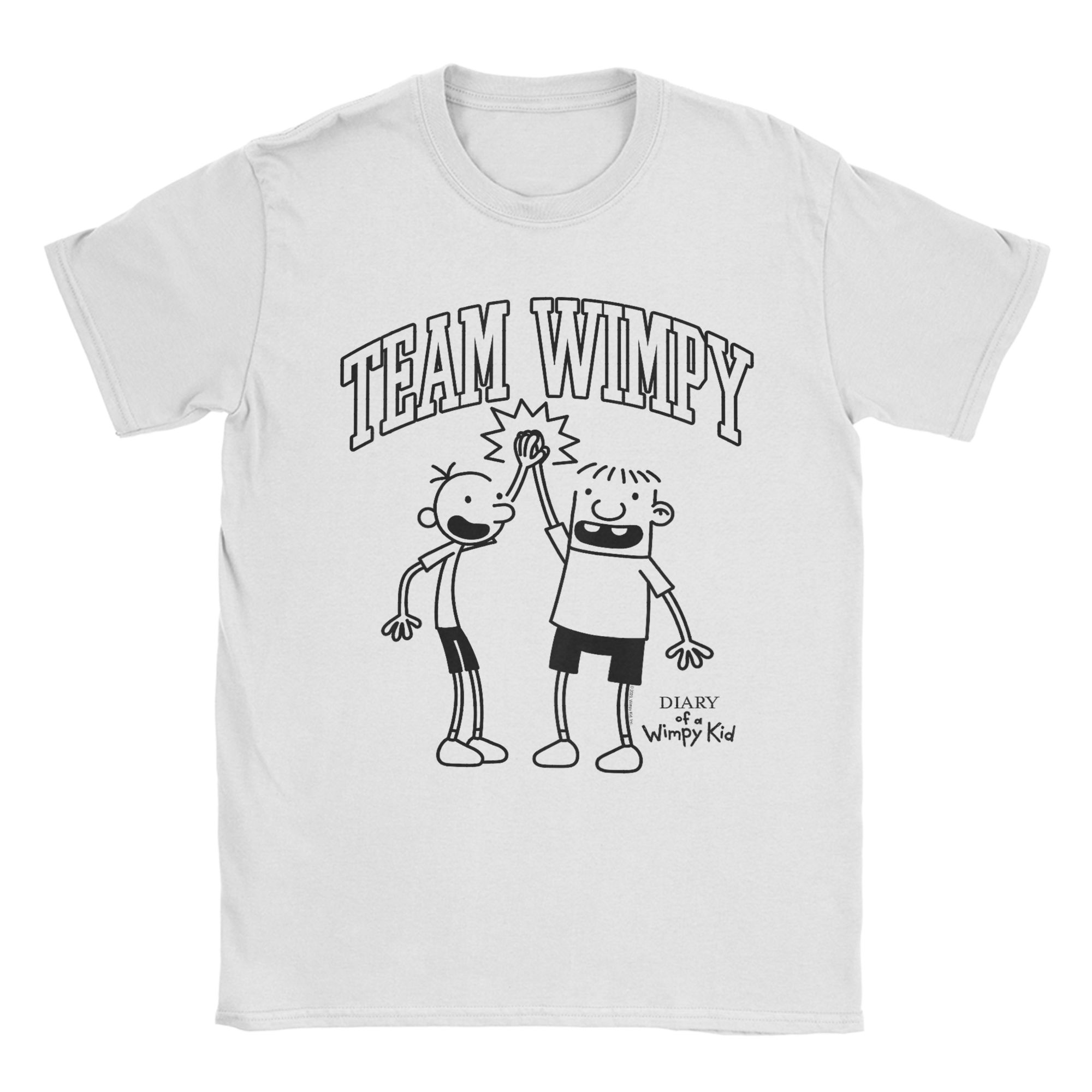 

Unisex T-Shirt Diary of a Wimpy Kid Vintage Pure Cotton Tee Shirt Short Sleeve T Shirts Round Neck Clothing Printed S