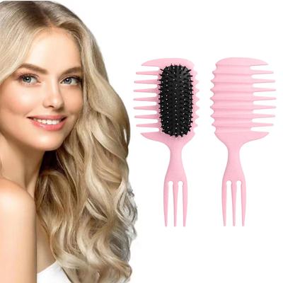 1 pièce Brosse en nylon Définition Brosse à boucler Démêlage doux et Peigne à boucles améliorées Convient pour coiffer et mettre en forme les cheveux bouclés
