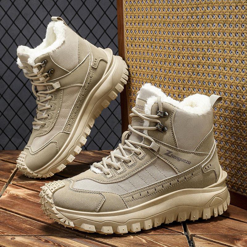 Herrenstiefel 2026 Neue Wintermode Outdoor Freizeit Wandern Sport Arbeitsstiefel Bequeme Plateau Vielseitige Schuhe Große Größen