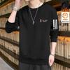 Men’s Casual Fleece-Lined Round Neck Sweatshirt - Autumn/Winter Long Sleeve Pullover