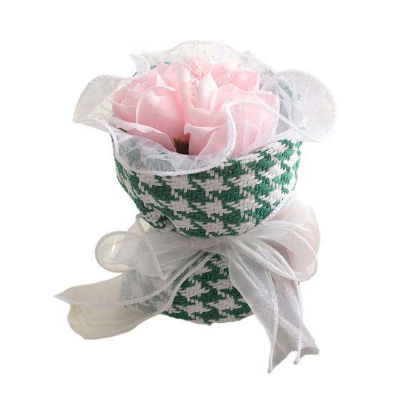 Yousheng Mini Artificial Rose Bouquet Handcrafted Simulated Flower Decoration Romantic Valentine's Day Birthday Gift for Mother Wife Girlfriend