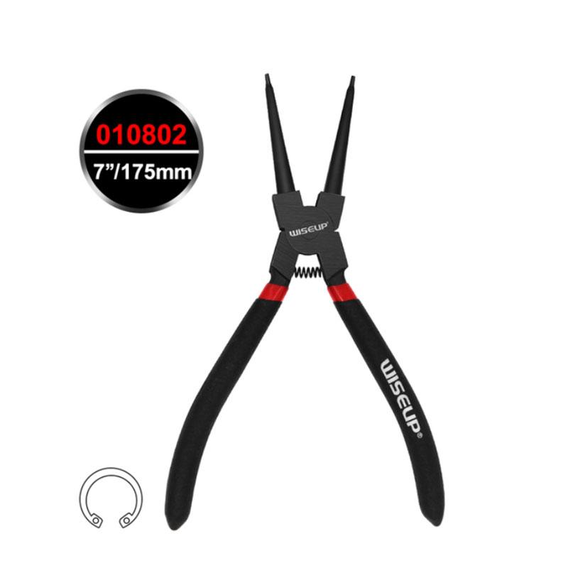 

7 Сверхпрочный набор плоскогубцев для стопорных колец Наружные Внутренние Прямоугольные Губки Портативный Многофункциональный Инструмент для стопорных колец