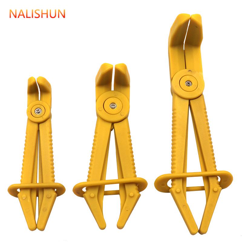 Jeu de 3 pinces de serrage pour durite d'huile automobile - Pinces d'arrêt en plastique pour réparation automobile