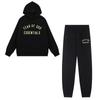 Mens Oversized Hooded Sweatshirt Jogger Set Casual Streetwear Outfit Winter Cotton Blend Loose Fit