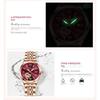 Top Brand New Arrival Waterproof Luminous Women's Watch Female Student Korean Style Calendar Fashionable Luxury Wristwatch