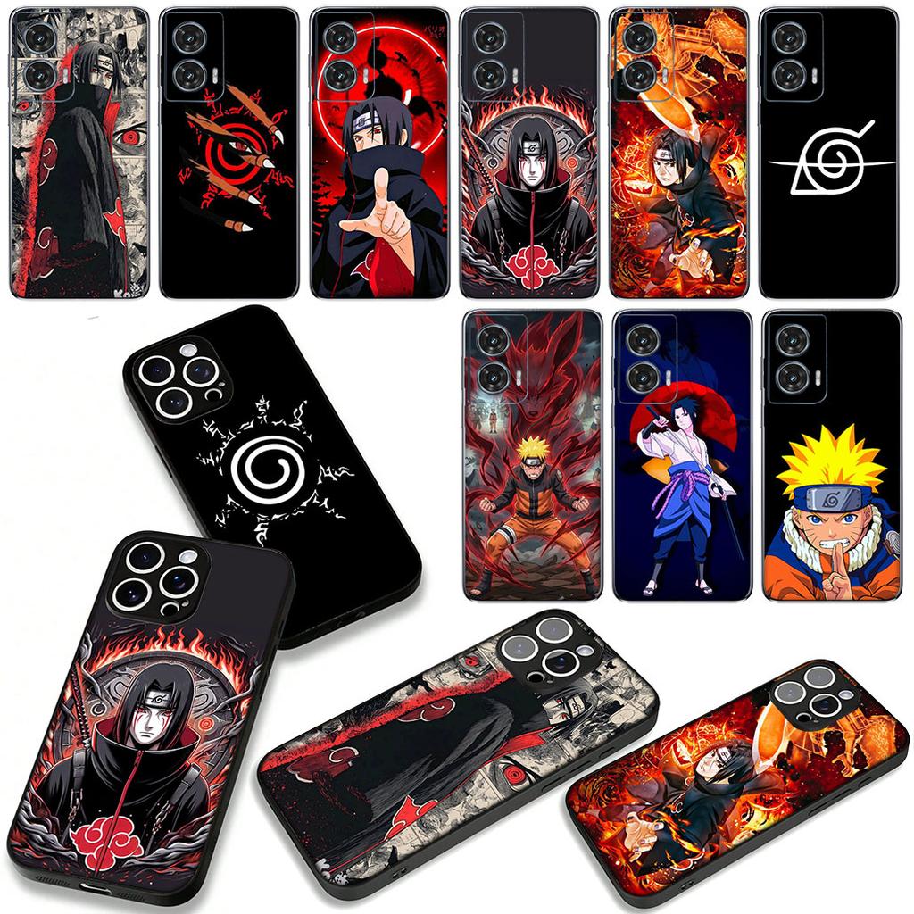 For Motorola Moto Edge 70 60 Fusion 40 NEO 20 Pro G56 G96 G71 G73 G41 G42 G51 G52 Case Akatsuki Sasuke Uchiha Itachi Narutos