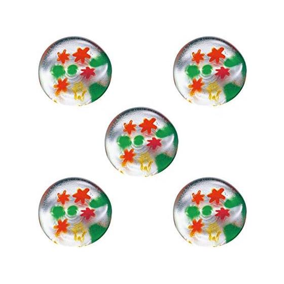 ADERIA Tsugaru Vidro Autumn Collection Chopstick Rests, Autumn Leaves, Set of 5, Made in Japan F62188. Handcrafted glass chopstick rests by Tsugaru