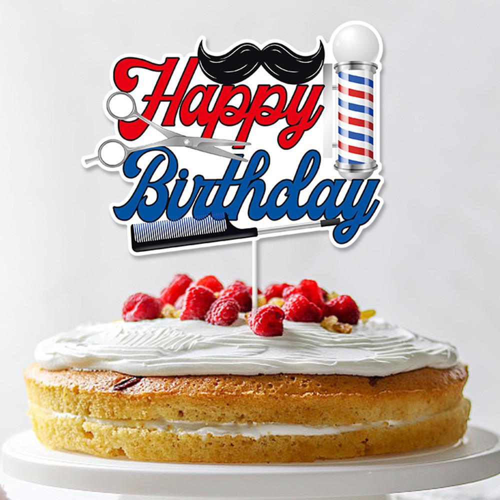 Themed Birthday Hairdresser Cake Decor Plugin For Celebration And Photography