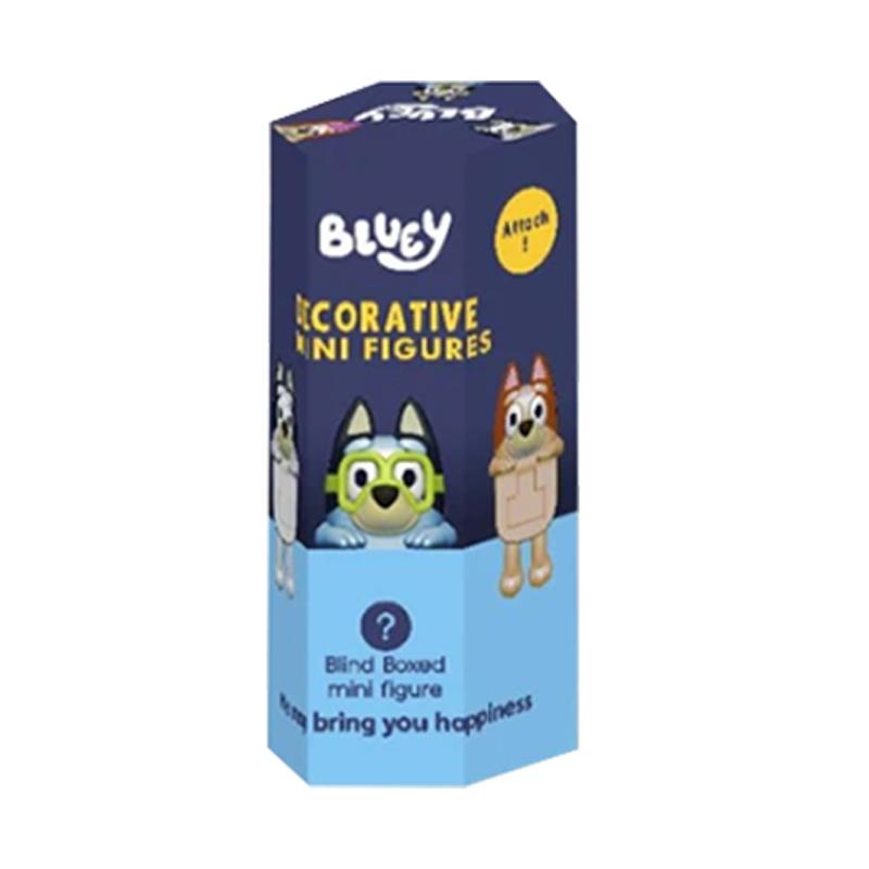 

Hot Series Bluey Box Cute Cartoon Anime Figure Model Doll Ornament Ideal Kid Birthday Christmas Gifts