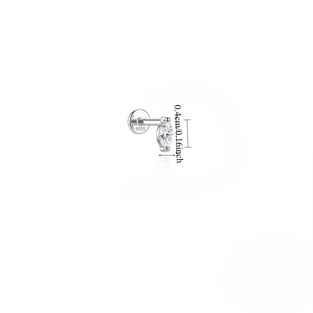 European and American Fashion Simple Threaded Stud Earrings