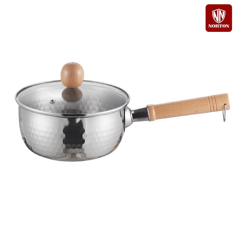 NORTON Nami 304 Stainless Steel 18cm Yukihira Saucepan