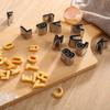 26 Letters Stainless Steel Hardware Cookie Cookie Mold Pineapple Baking Tools Vegetable Cutting Hand